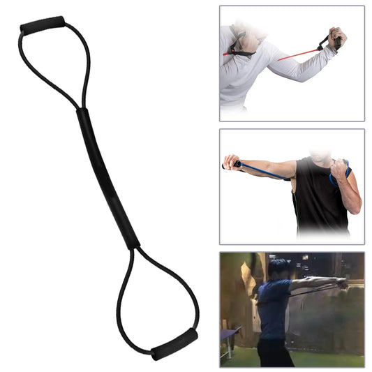 Resistance Bands Shadow Boxing Gym Indoor Pull Rope Home Black 35LB Yoga Elastic Tension Rope Fitness women fitness  Latex Band