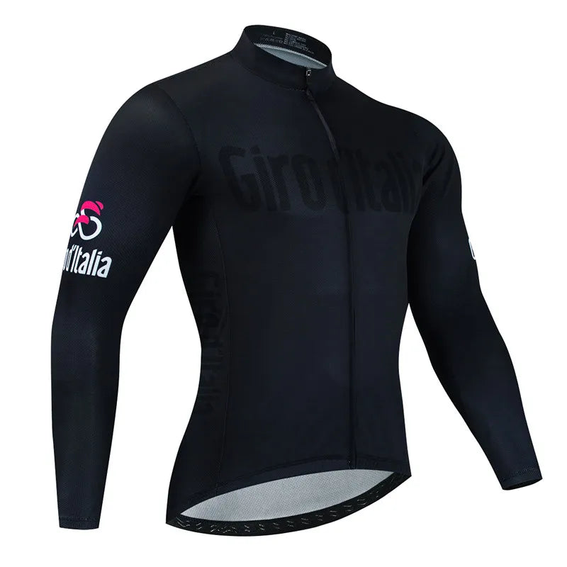 New Spring and Autumn Team Cycling Jersey Set Men Long Sleeve Bicycle Clothing MTB Bike Uniform