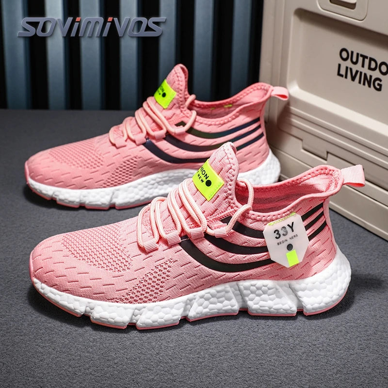 Men's Mesh Breathable Casual Shoes Non-Slip Stable Shock Absorption Lightweight Sneakers Couple Basket Home 2026