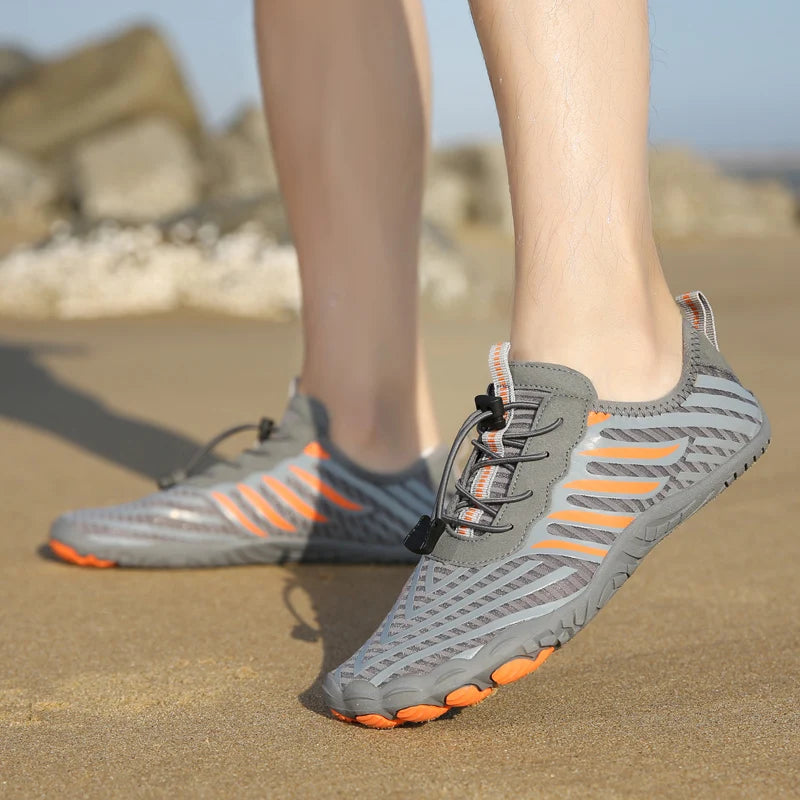 Outdoor Wading Water Five-Toe Barefoot Men Women Shoes Breathable Beach Sport Soft Sneakers Climbing Non-Slip Hiking Quick Dry